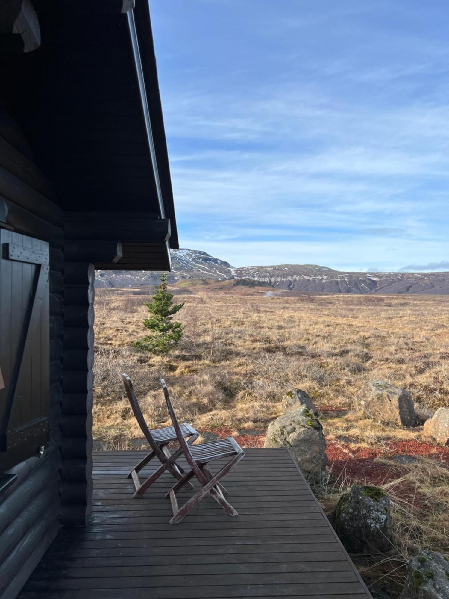 Cosy Cabin With Amazing View On The Geysir Blaskogabyggd Zewnętrze zdjęcie